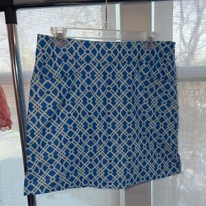Vineyard Vines Blue and White Mini Skort